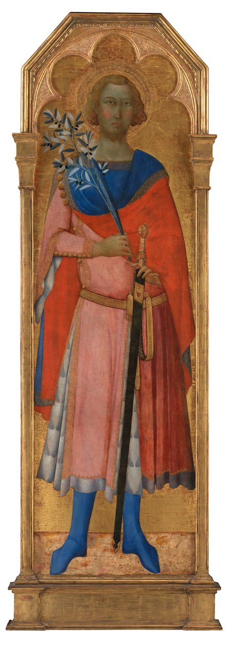 Skt. Sienalı Victor by Master of the Palazzo Venezia Madonna