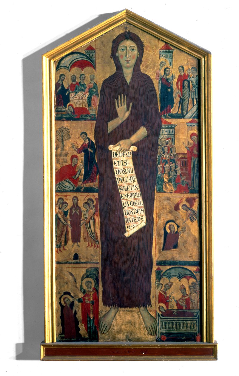 Magdalalı Aziz Meryem hayatından sekiz sahne ile (panel) by Master of the St. Mary Magdalene
