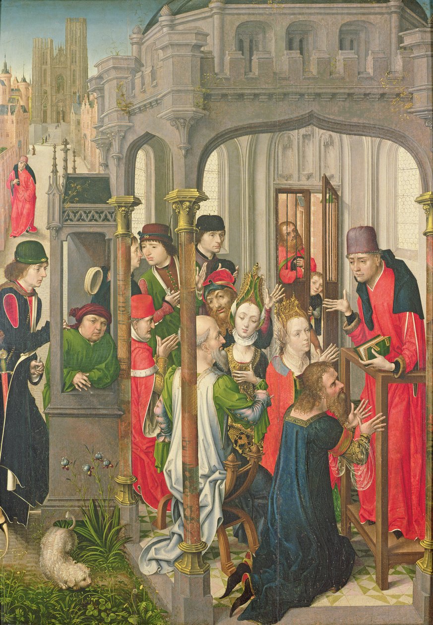 Pastoral Öğretim, c.1470 by Master of the View of St. Gudule
