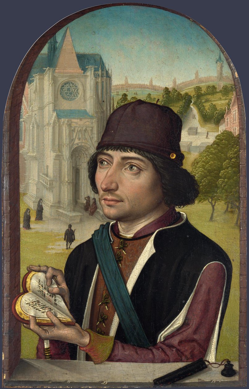 Genç Bir Adamın Portresi, c.1480 by Master of the View of St. Gudule