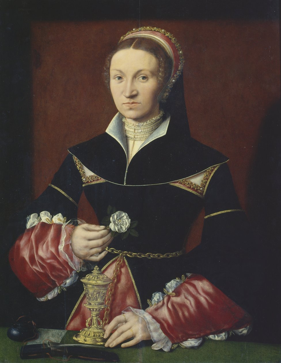 Bir Hanımefendinin Portresi, 1536 by Master A.W.