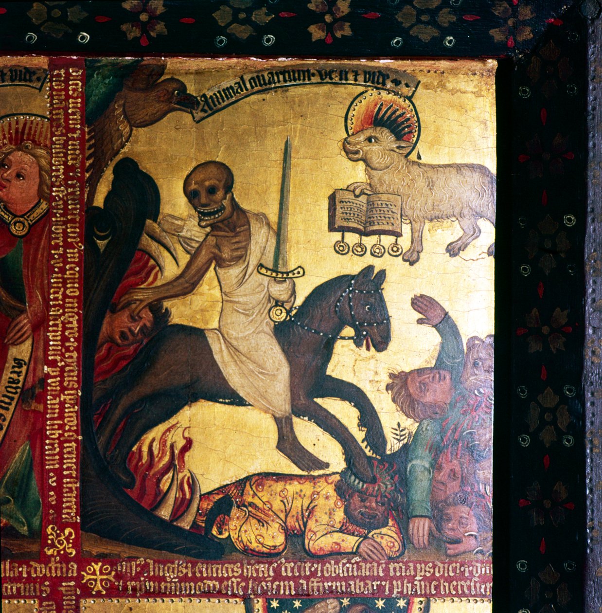 Mahşerin Dördüncü Süvarisi, Roma İmparatoru Domitian, 14-15. yüzyıl by Master Bertram of Hamburg