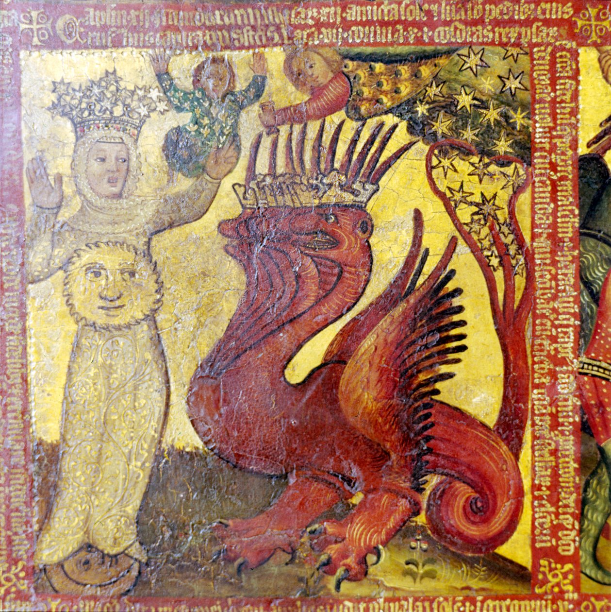 Güneşle Giyen Kadın, 14-15. Yüzyıl by Master Bertram of Hamburg