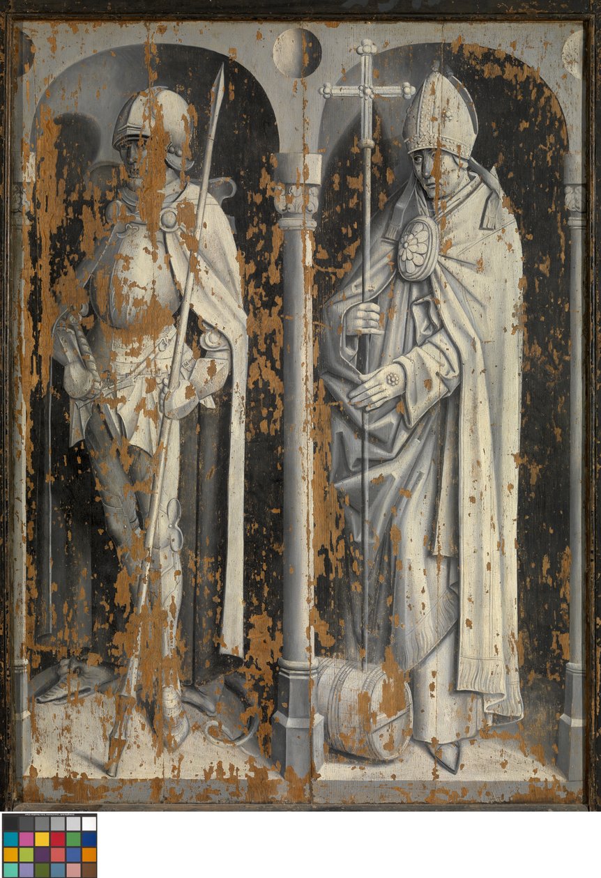 Legend of St. George'un Dış Görünümü, c.1500-10 (panel üzeri yağlı boya) by Master Bruges