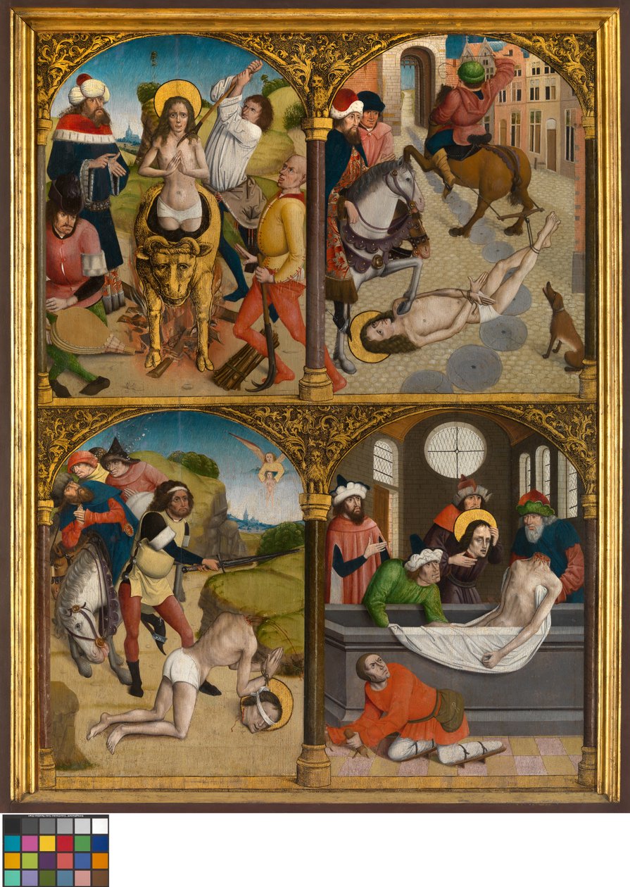 The Legend of St. George, c.1500-10 (panel üzeri yağlı boya) by Master Bruges