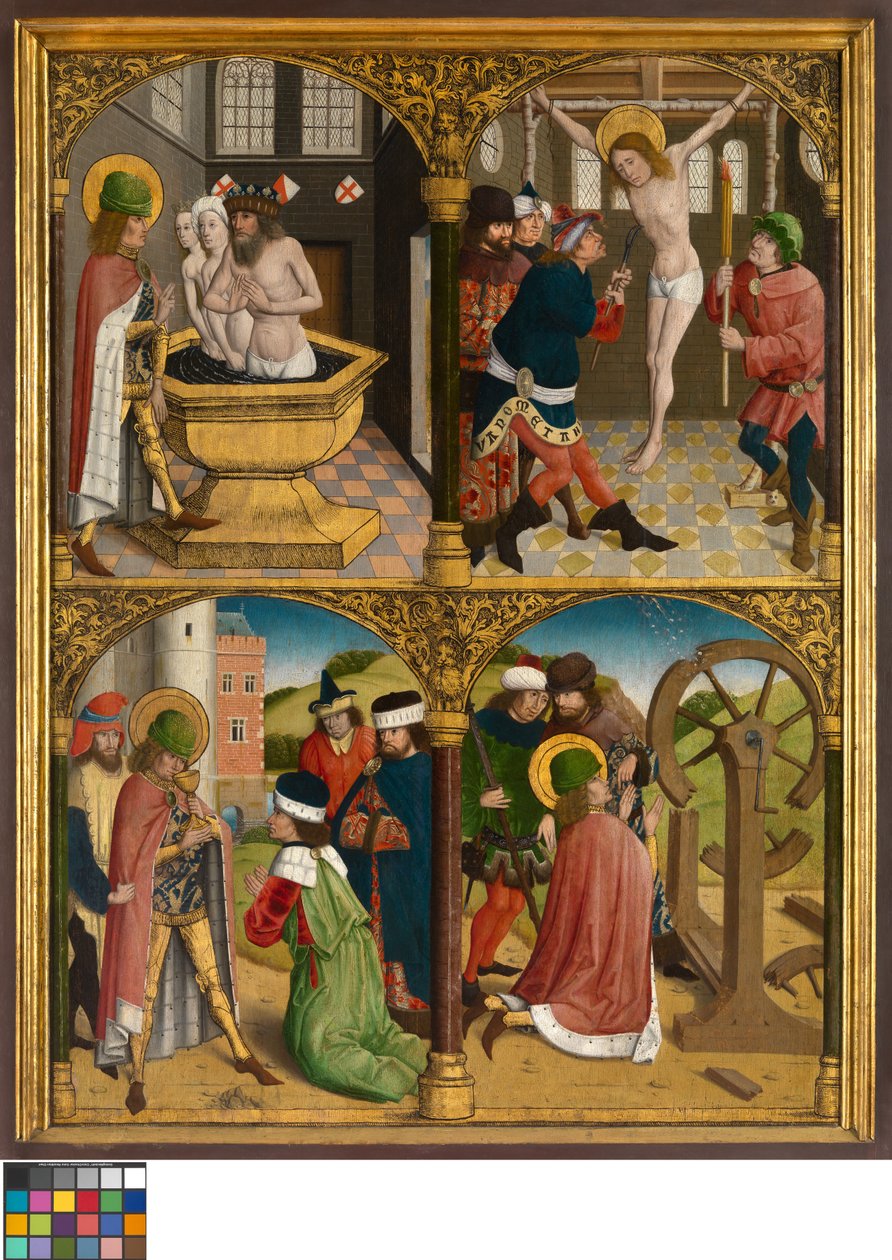 The Legend of St. George, c.1500-10 (panel üzeri yağlı boya) by Master Bruges