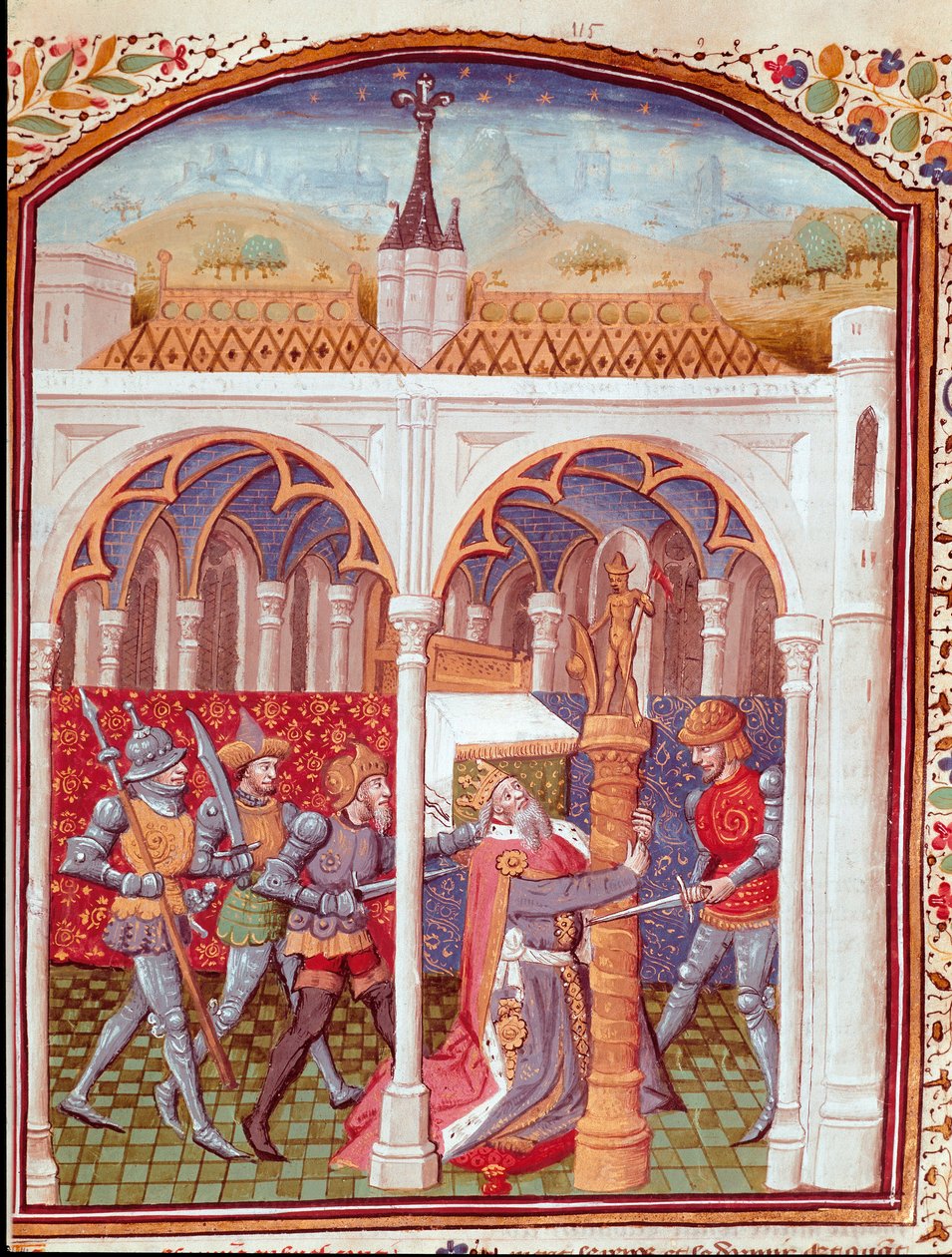 Giovanni Boccaccio dit Jean Boccaccio (1313-1375), İtalyan yazar, Laurent de Premierfait tarafından çevrildi ve Dunois ustası tarafından aydınlatıldı. 15. by Master Dunois