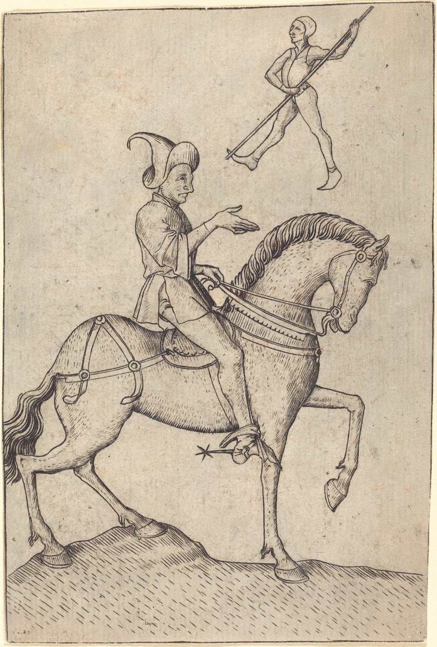 Erkeklerin Şövalyesi by Master E.S.