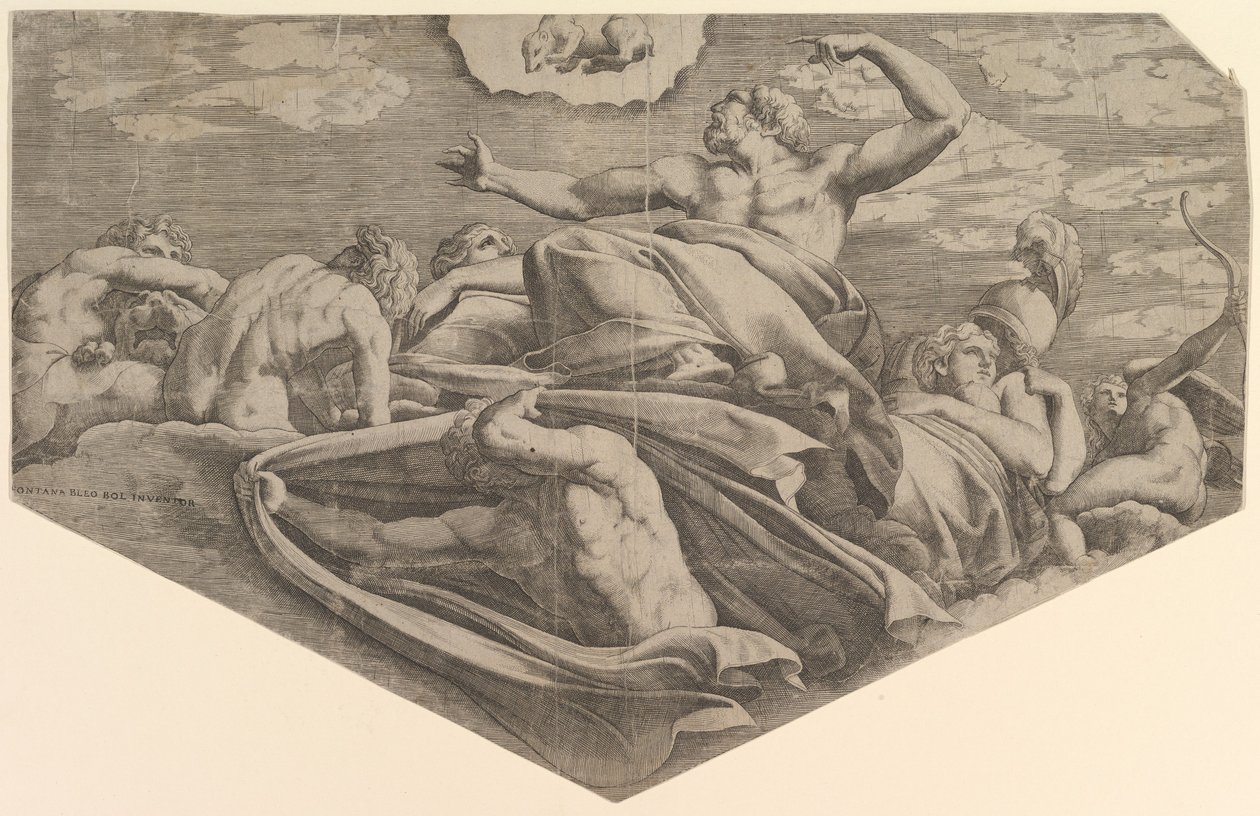 Jüpiter ve Callisto, 1540-56. by Master FG