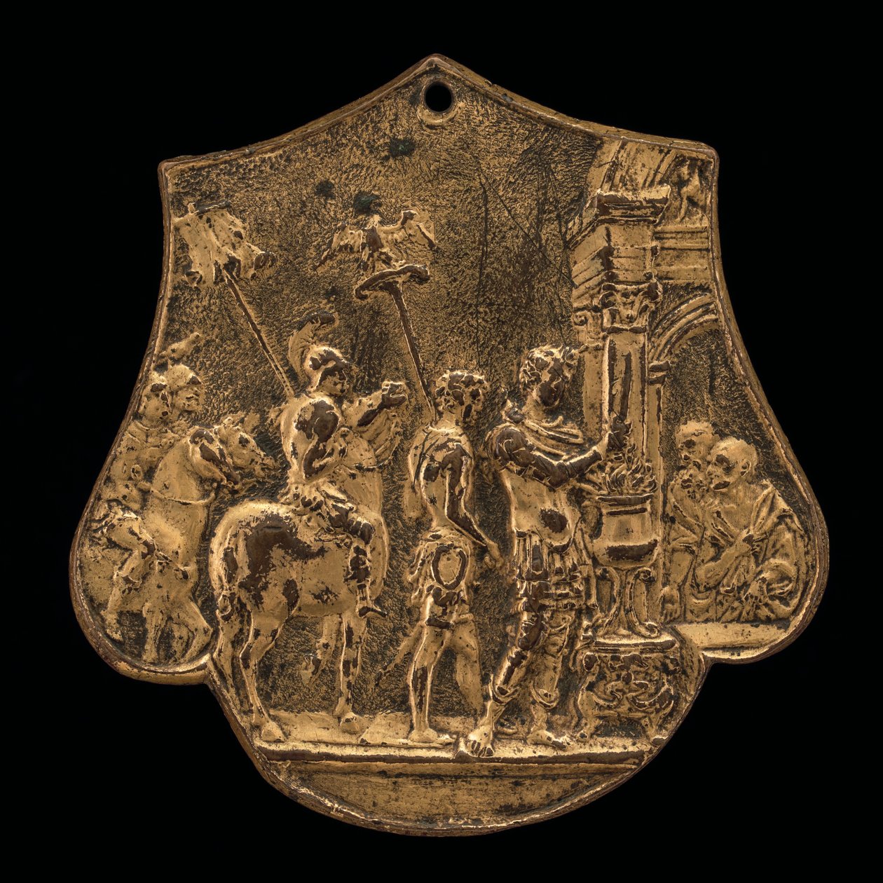 Mucius Scaevola, 15. yüzyılın ikinci yarısı. by Master IO.FF.