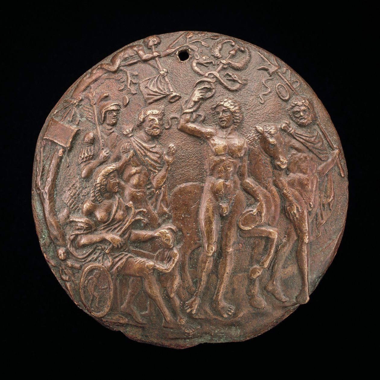 Phaedra ve Hippolytus, 15. yüzyılın ikinci yarısı. by Master IO.FF.