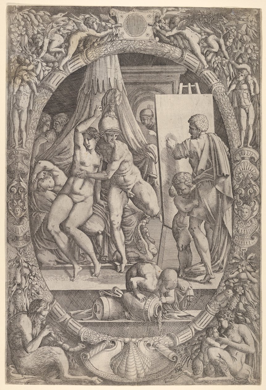 Apelles Resim Alexander ve Campaspe. by Master IQV