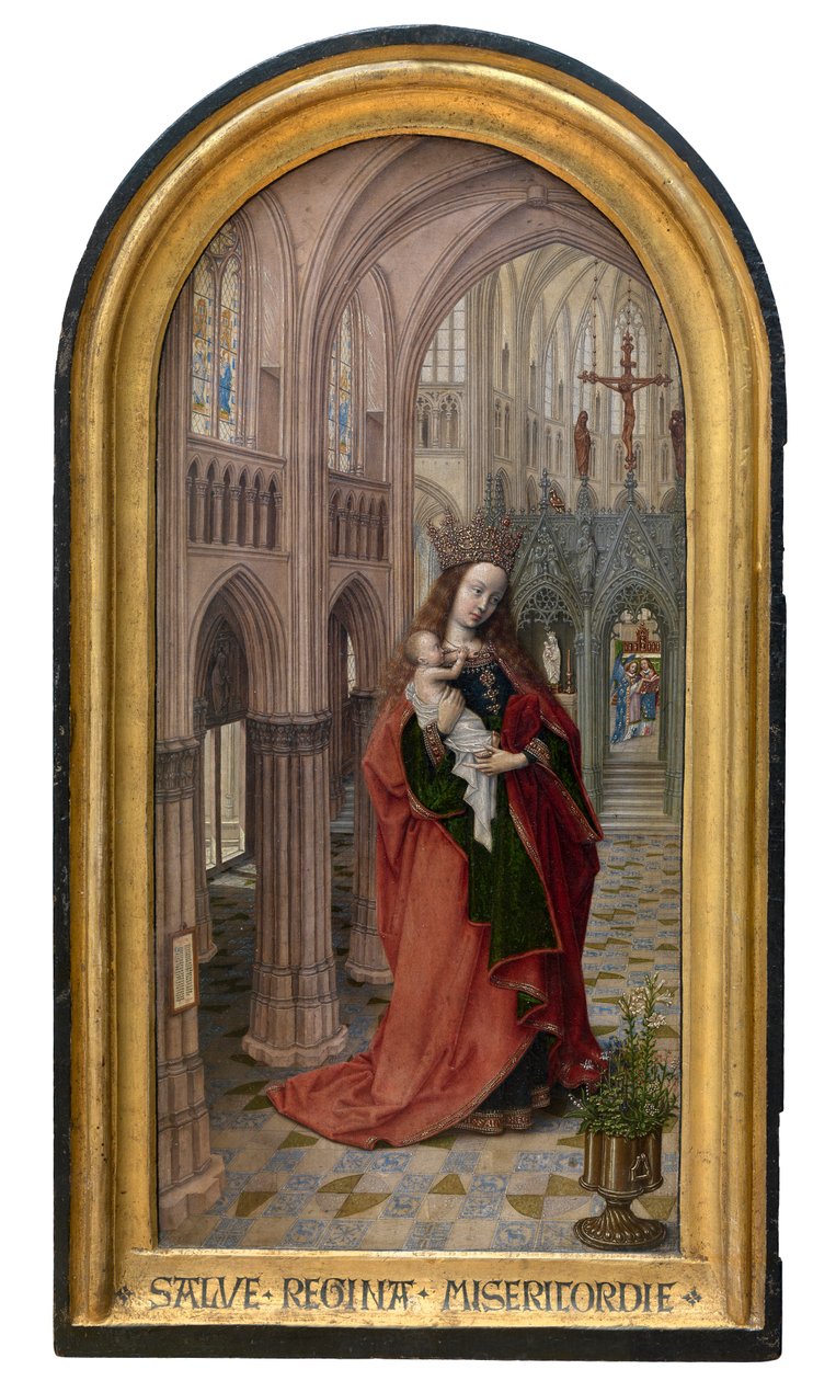 Kilisede Madonna, 1499 dolayları (panel üzerine yağlıboya) by Master of 1499