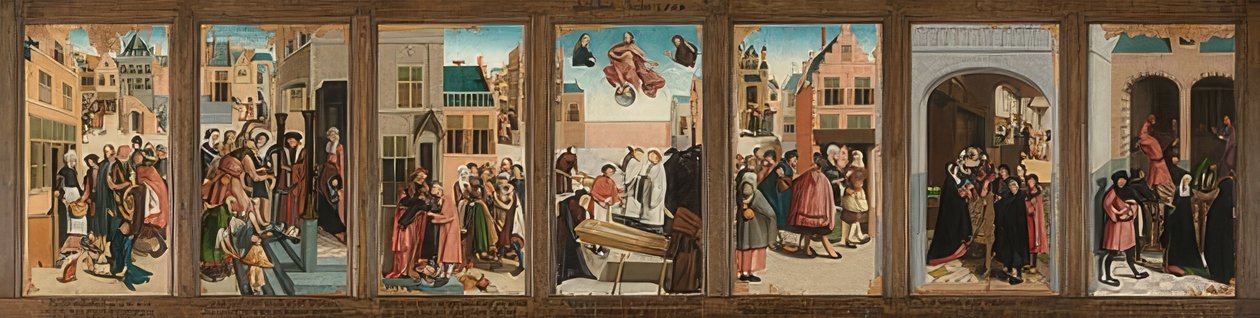 Merhametin yedi eseri. 1504 by Master of Alkmaar
