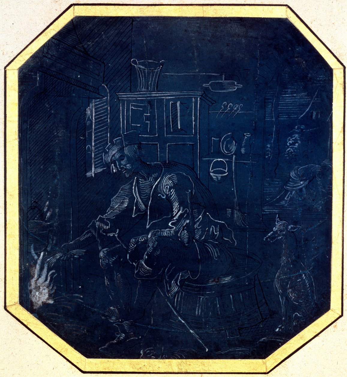 Ateşten Önce Müsrif Oğul, 16. yüzyılın başlarında. by Master of Antwerp