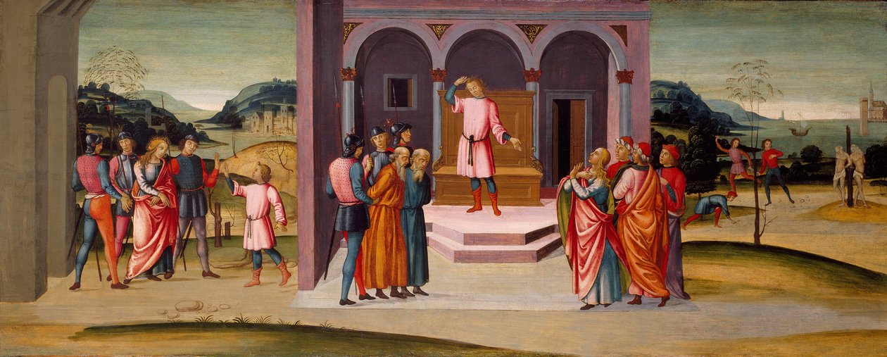 Daniel Susanna'yı Kurtarmak, Daniel'in Yargısı ve Yaşlıların İnfazı by Master of Apollo and Daphne