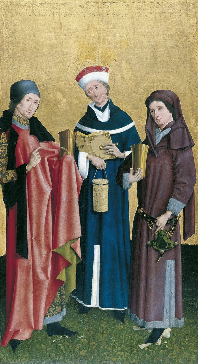 Azizler Cosmas, Damian ve Pantaleon by Master of Cologne