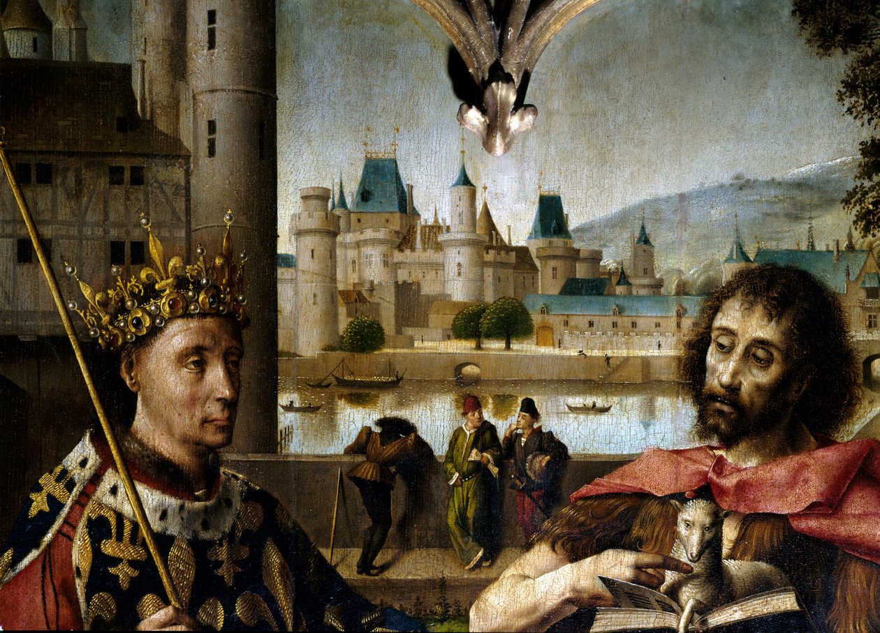 Çarmıha Gerilme Mesih, Vaftizci Aziz John, Aziz Denis, Büyük Charles (Charlemagne), Louis IX (Aziz Louis), Sainte Madeleine, Sainte Marthe - Aziz Louis ve Vaftizci Yahya