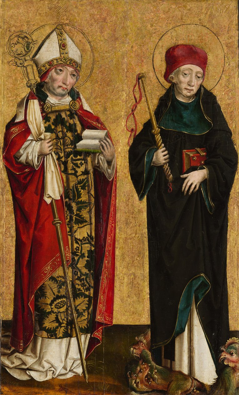 Aziz Adalbert ve Aziz Procopius, yak. 1490-1500. by Master of Eggenburg