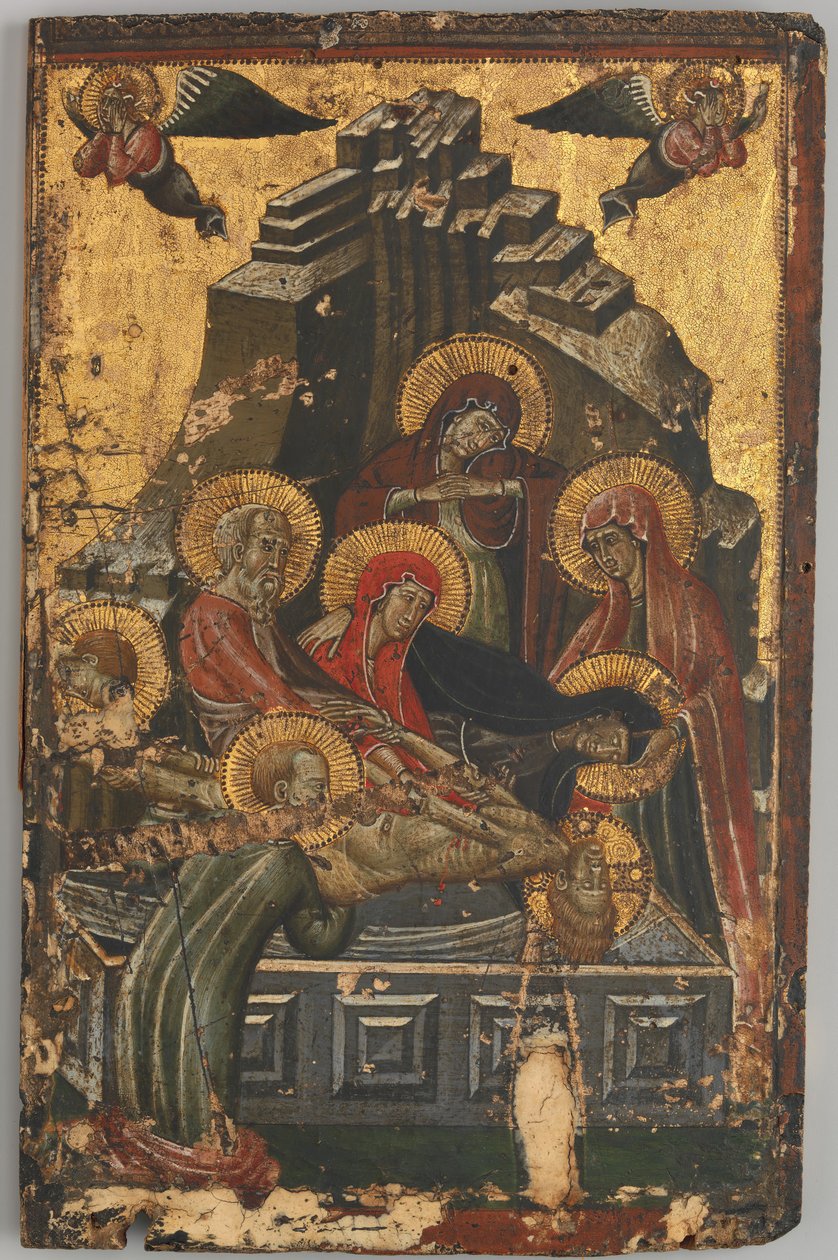 Entombment, 14. yüzyılın ilk yarısı. by Master of Forli