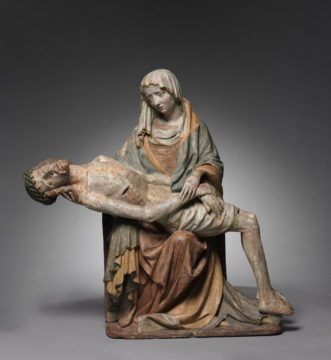 Vesperbild Pieta, c. 1420. by Master of Grosslobming