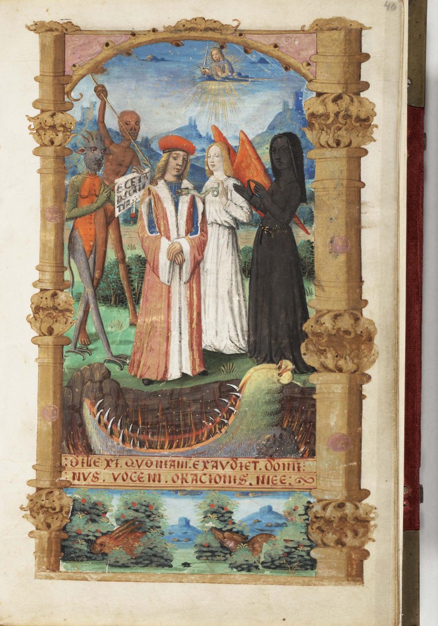 Alegori Ölüm Saatleri Kitabı, c. 1510 by Master of Jacques de Besançon