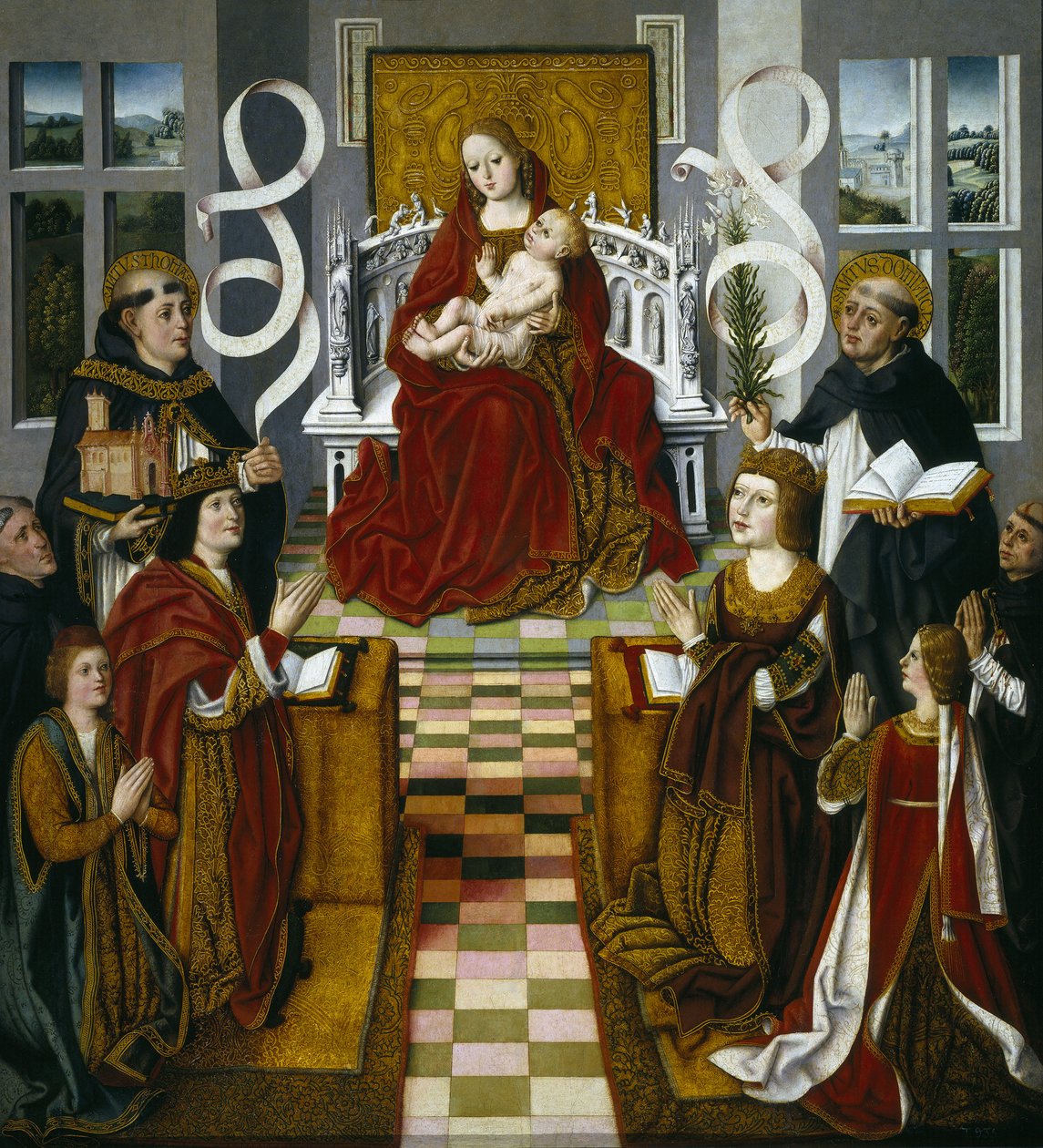 Katolik Hükümdarların Madonna'sı, 1491-1493 by Master of Madonna of the Catholic Monarchs