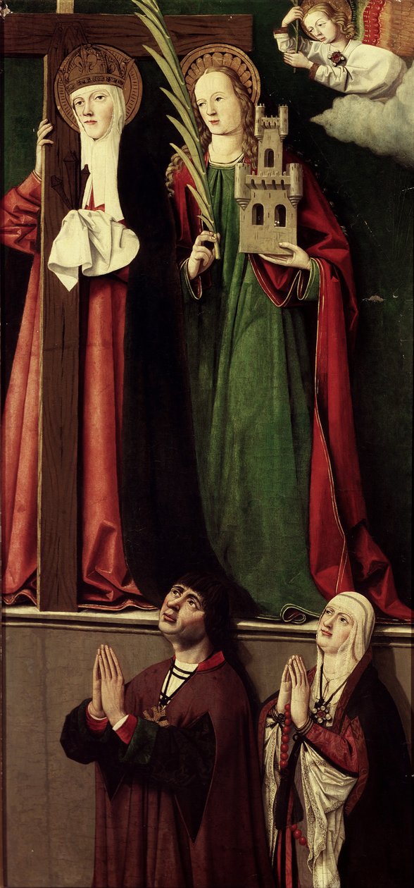 Aziz Helena ve Barbara ile Katolik Hükümdarlar by Master of Manzanillo
