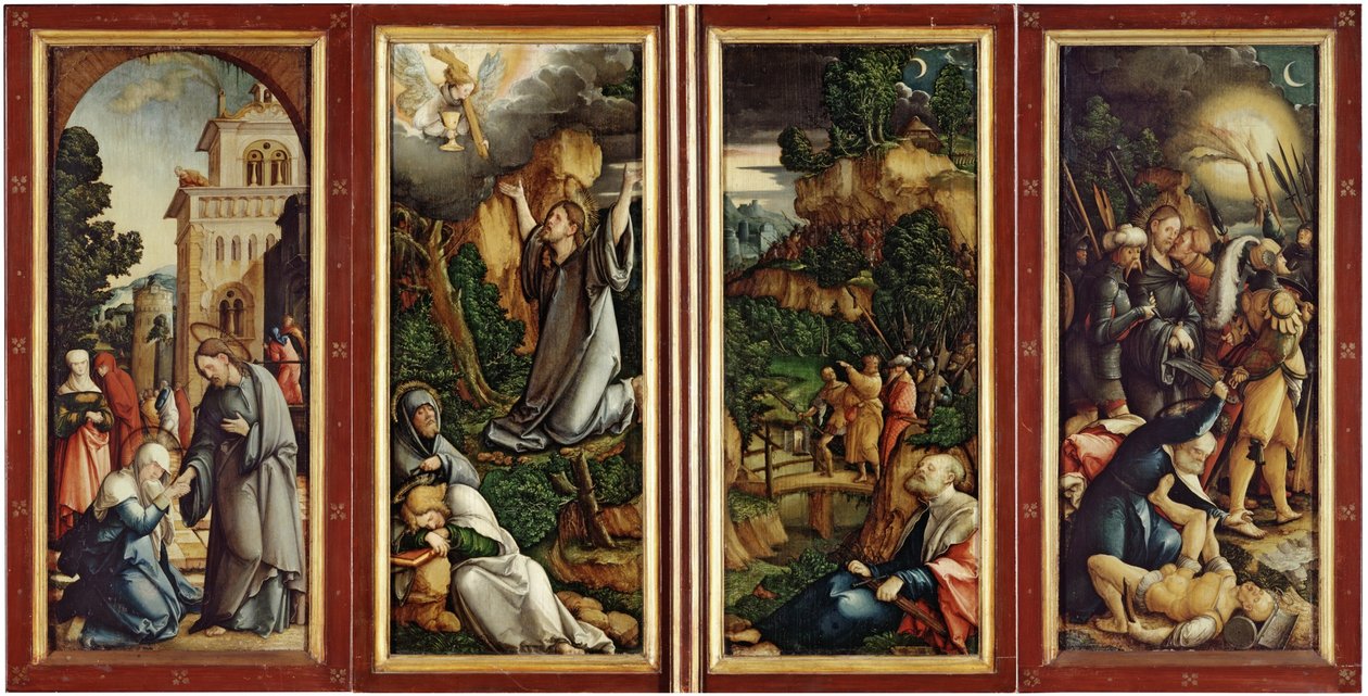 Wildenstein Altarpiece kapatıldı by Master of Messkirch