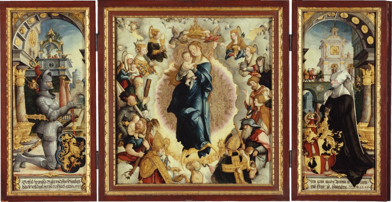 Wildenstein Altarpiece açık by Master of Messkirch