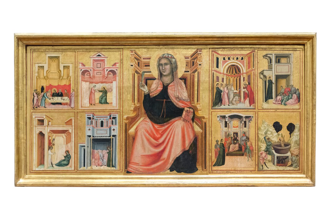 St Cecilia ve hayatının hikayeleri by Master of Saint Cecilia