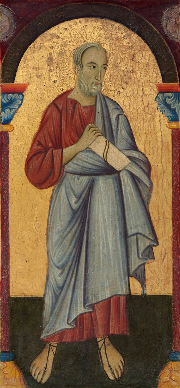 Aziz John Evangelist, c. 1272. by Master of Saint Francis