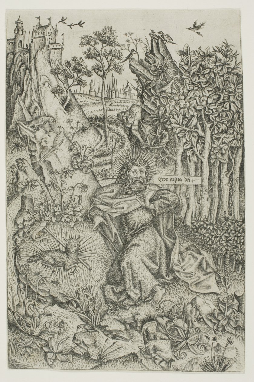 Vaftizci Yahya Vahşi Doğada by Master of Saint John the Baptist