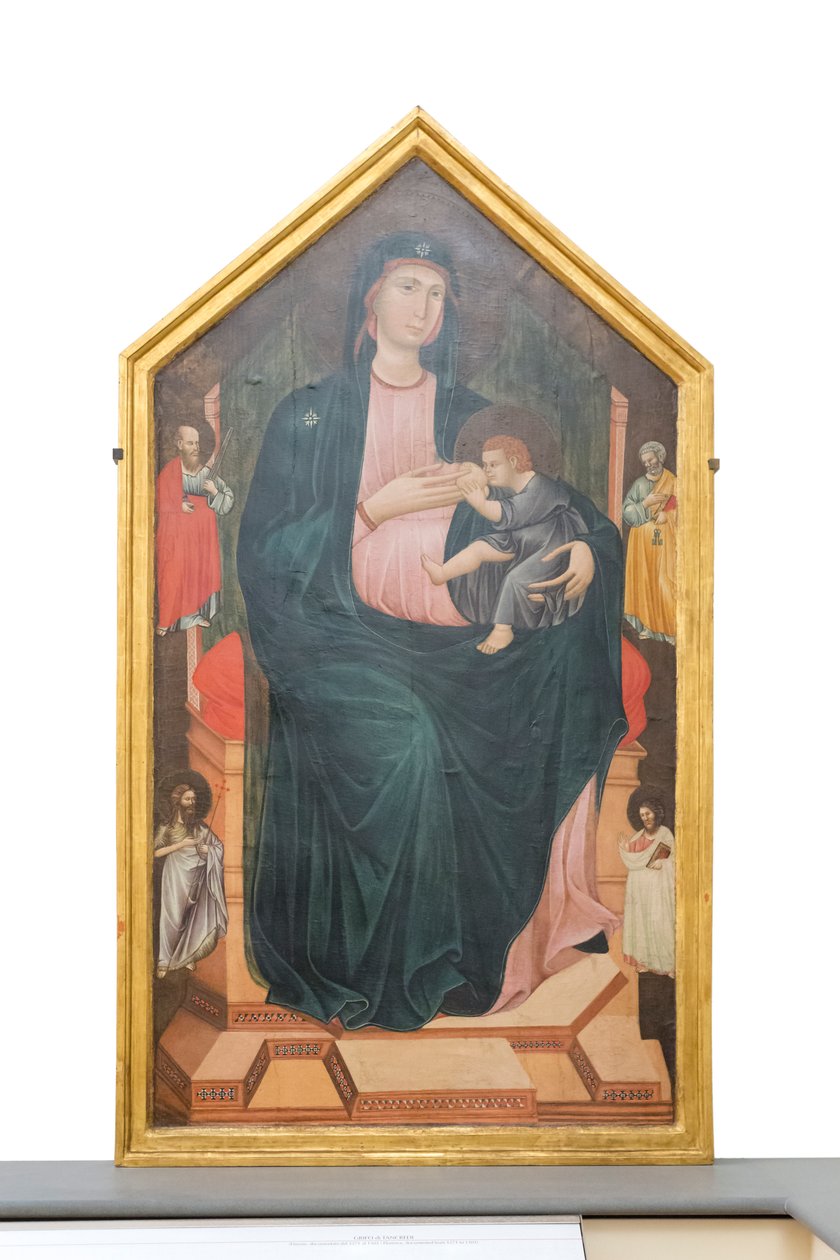 Azizlerle Madonna ve Çocuk, 1300 dolayları (panel) by Master of San Gaggio