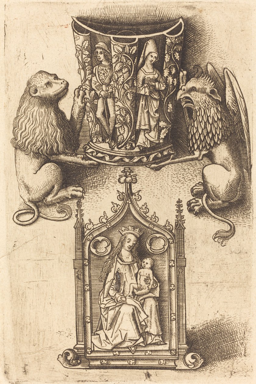 Beher ve Pax için Tasarım by Master of St. Sebastian