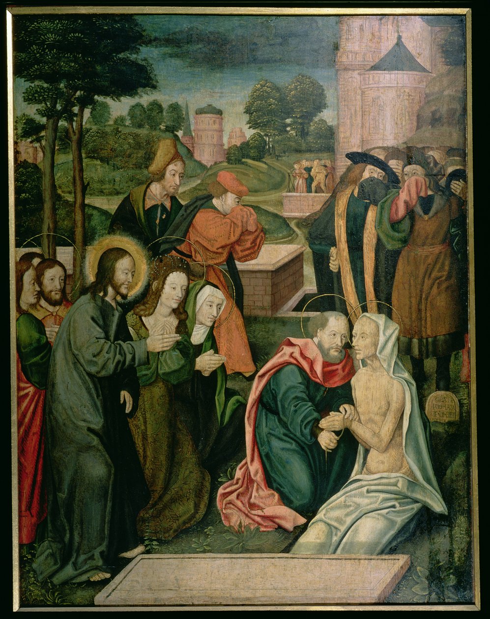 Aziz Lazarus'un Yükselişi (çift için bkz. 160860) by Master of St. Severin