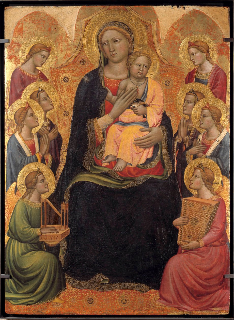 Aziz Verdiana Ustasının Bakire ve Çocuk Sunağı (14. yüzyıl) by Master of St. Verdiana