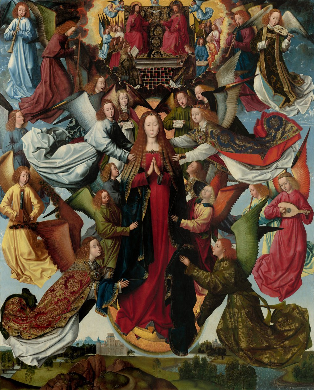 Mary, Cennetin Kraliçesi, c. 14851500. by Master of The Legend of St. Lucy