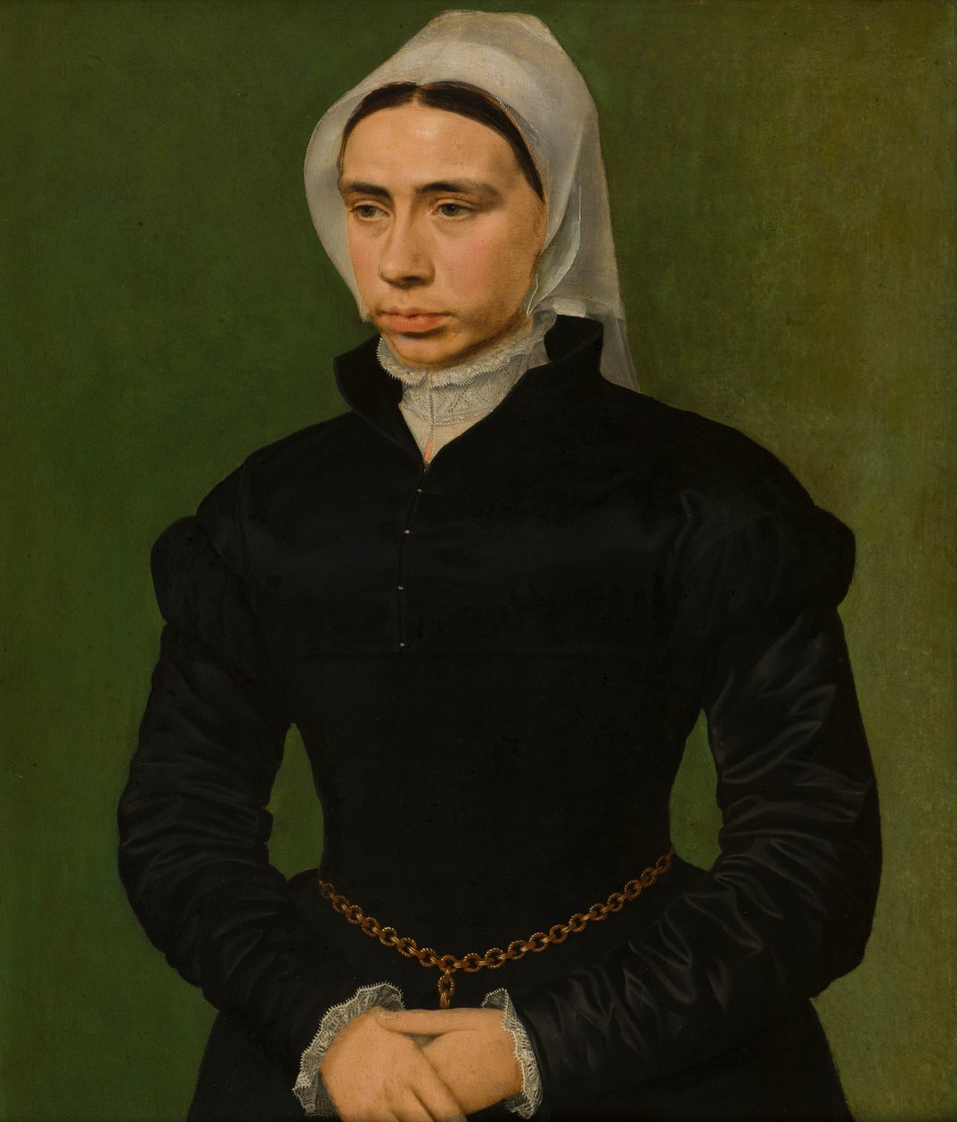 Bir Hanımefendinin Portresi, c.1540-49 (panel üzeri yağlı boya) by Master of the 1540s