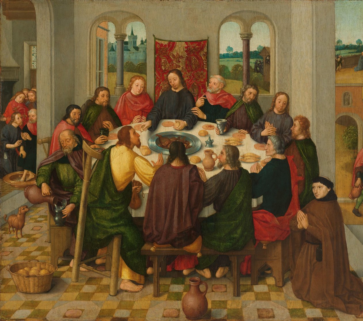 Geçen akşam yemeği by Master of the Amsterdam Death of