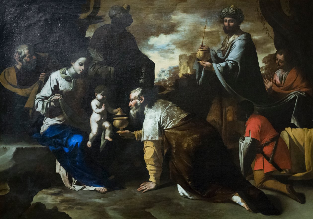 Magi hayranlığı by Master of the Annunciation to the Shepherds