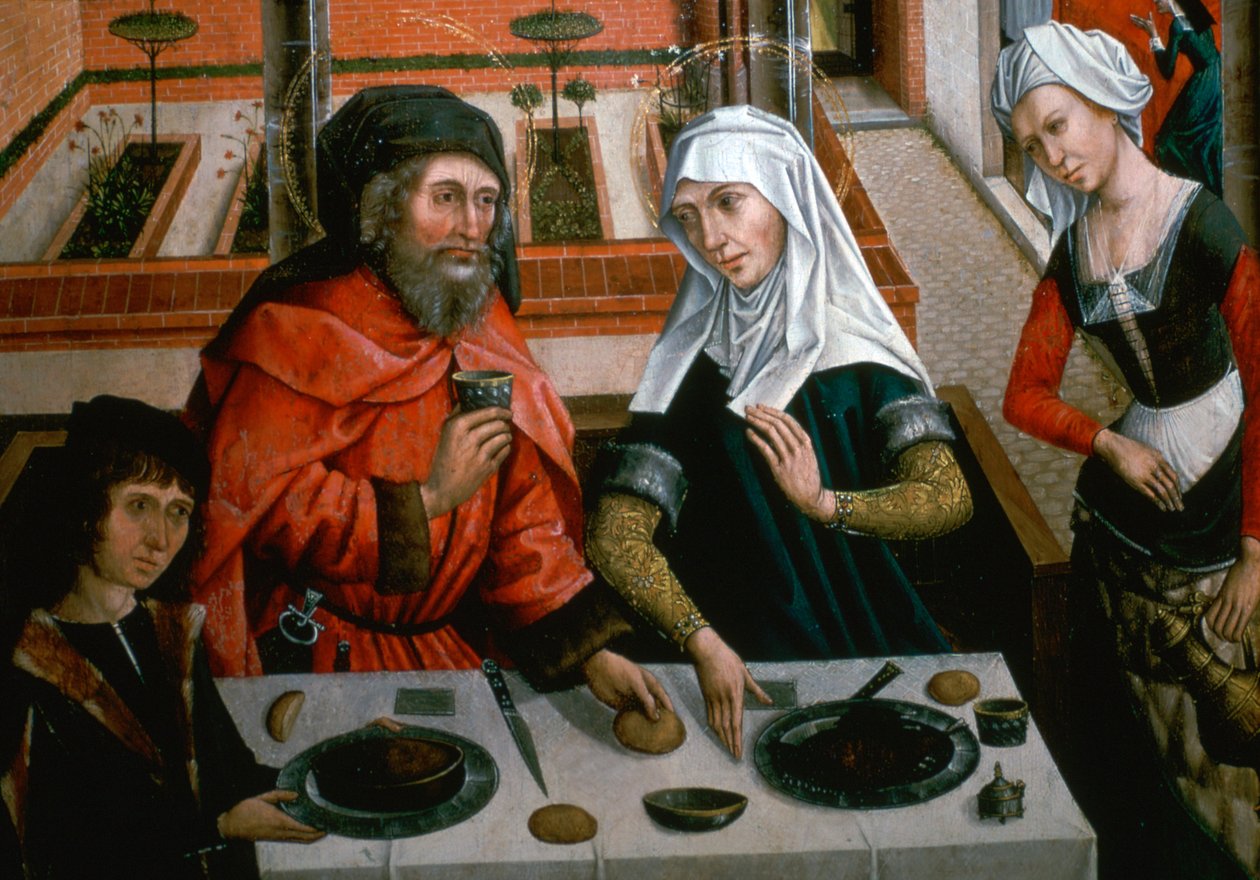 Karmelit Kilisesi'nden bir sunak parçasının detayı, 15. yüzyıl by Master of the Barbara Legend