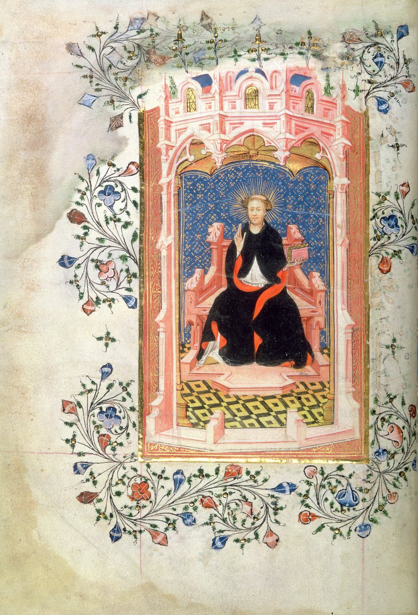 Roy 2 A XVIII f.7v St. John of Bridlington (d.1379) ile John of Beaufort