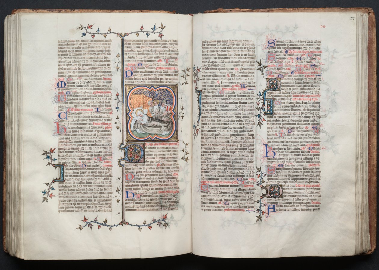 Gotha Missal: Fol. 113v, Vaftizci Yahya