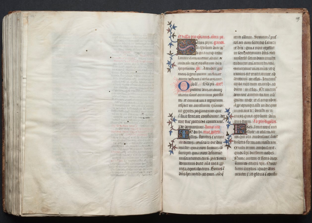 Gotha Missal: Fol. 159r, Metin, c. 1375. by Master of the Boqueteaux