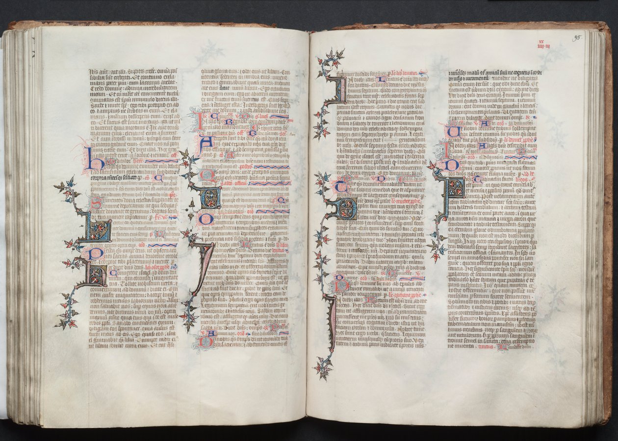 Gotha Missal: Fol. 94v, Metin, c. 1375. by Master of the Boqueteaux