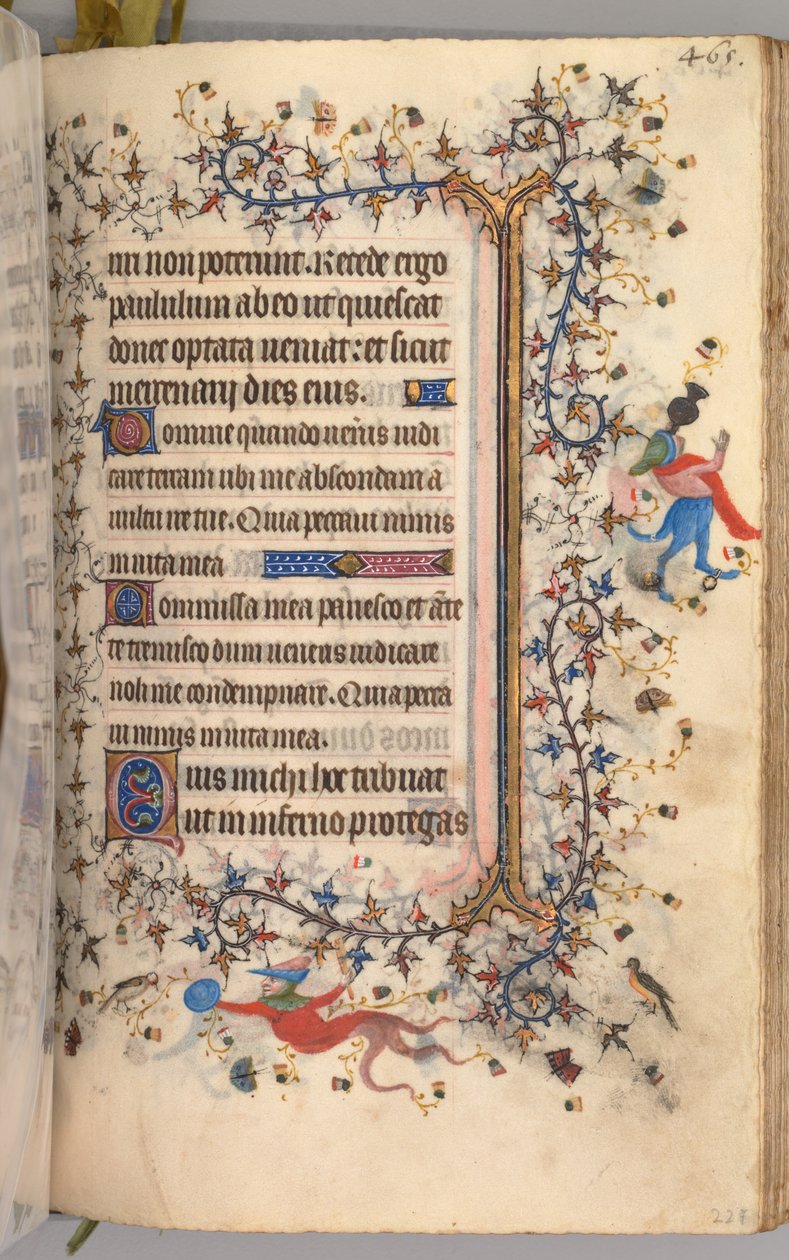 Charles the Noble, Navarre Kralı 1361-1425 saatleri: fol. 227r, Metin, c. 1405. by Master of the Brussels Initials and Associates