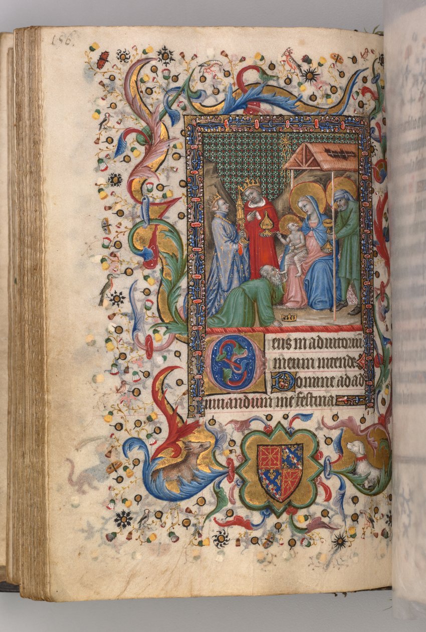 Charles the Noble, Navarre Kralı 1361-1425 saatleri: fol. 78v, Magi Sext