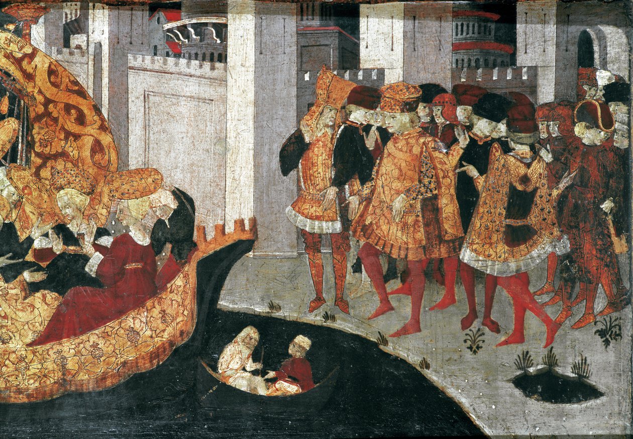 Decameron de Boccaccio (Jean Boccaccio): Chatelain Pericone, Babil sultanı Beminedab