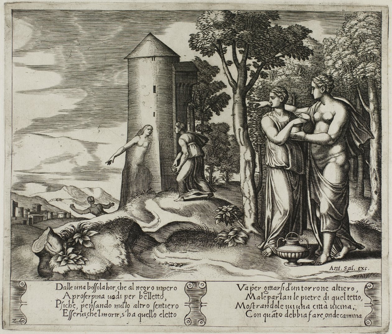 Yeraltı Dünyası için Psyche Yaprakları by Master of the Die